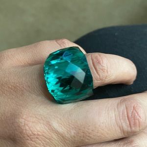 Green Swarovski Ring